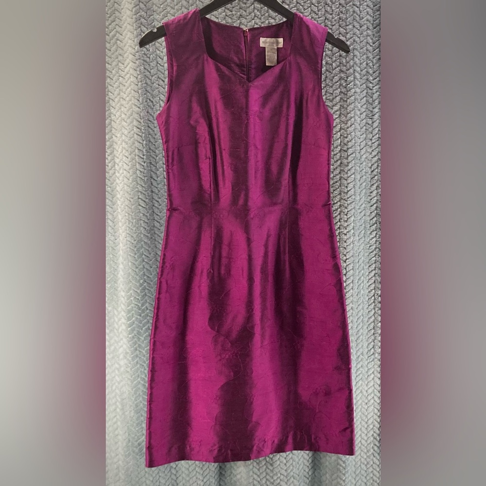 Worthington Strapless Magenta Dress